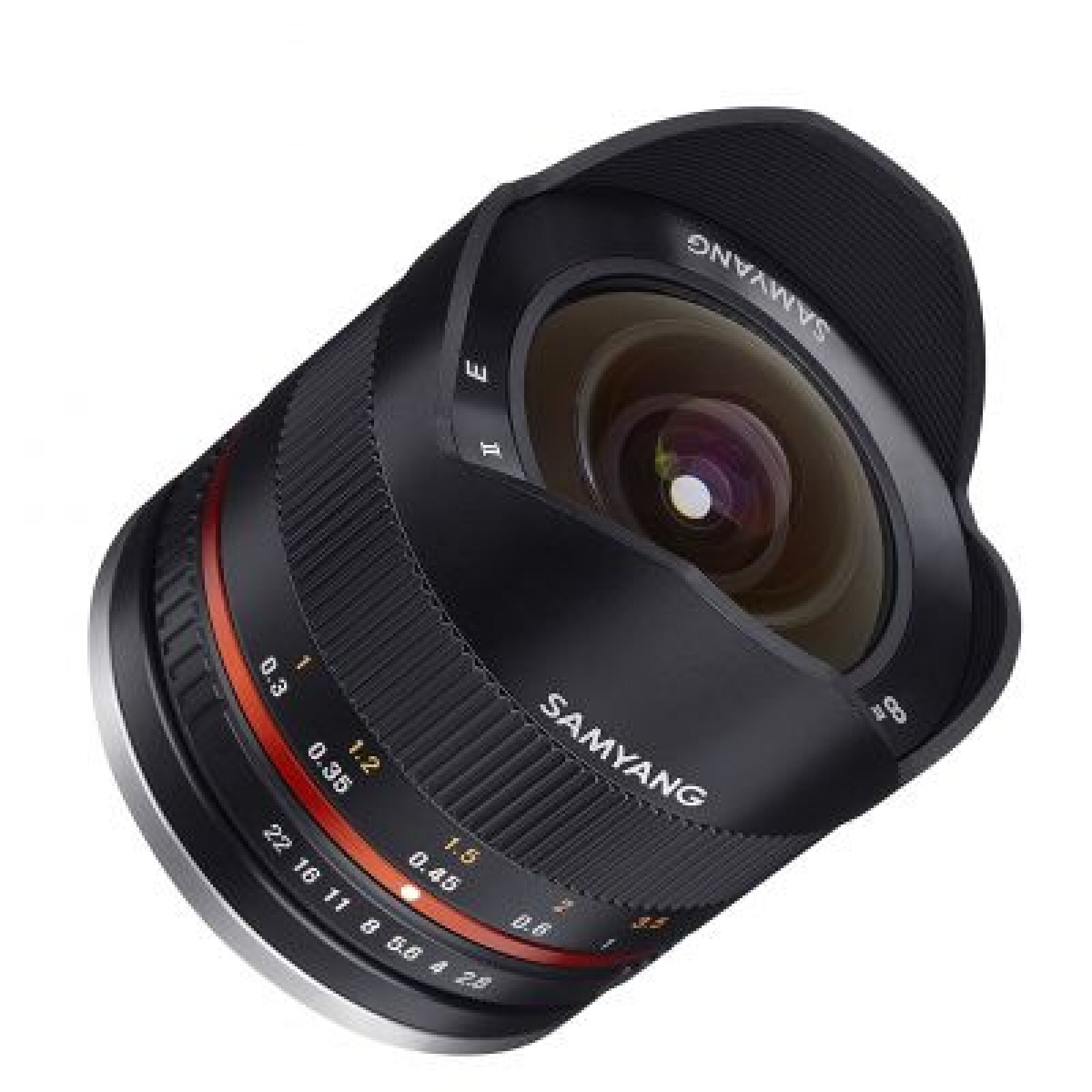 8mm f/2.8 objectif fisheye Samyang version II UMC monture Fuji X - Photo 1 sur 2