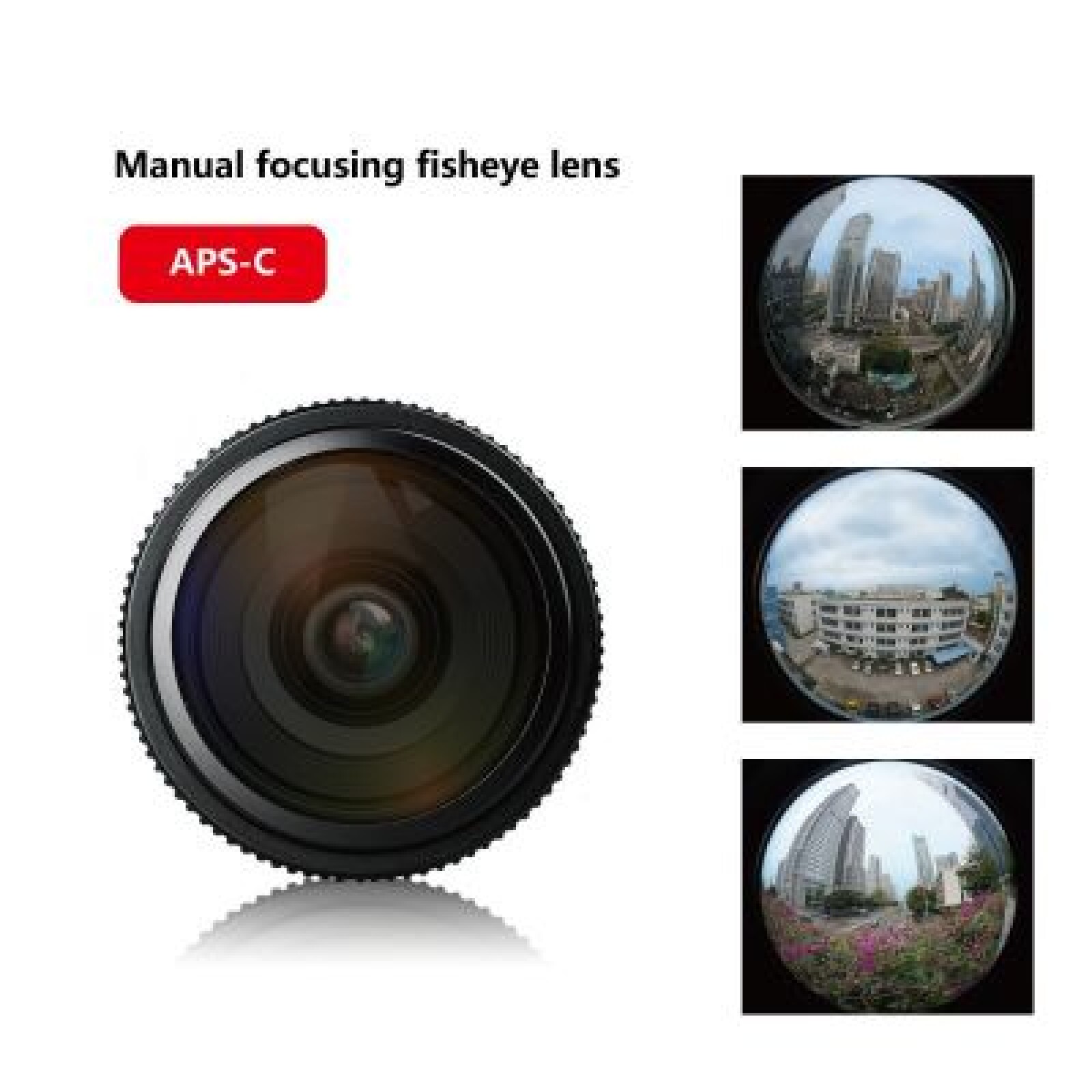 6,5mm f/2.8 fisheye rond Meike pour Fuji X - Photo 1 sur 4