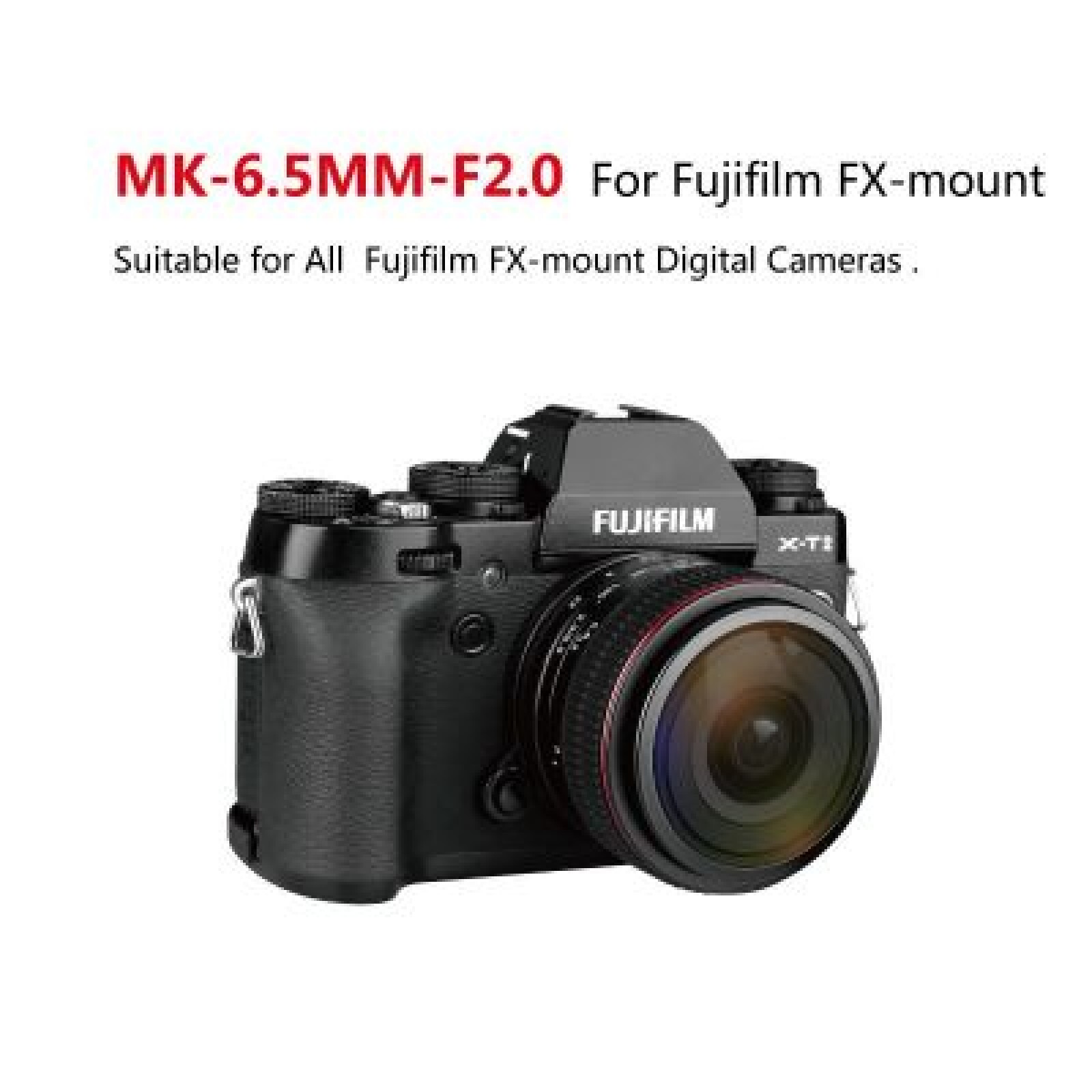 6,5mm f/2.8 fisheye rond Meike pour Fuji X - Photo 3 sur 4