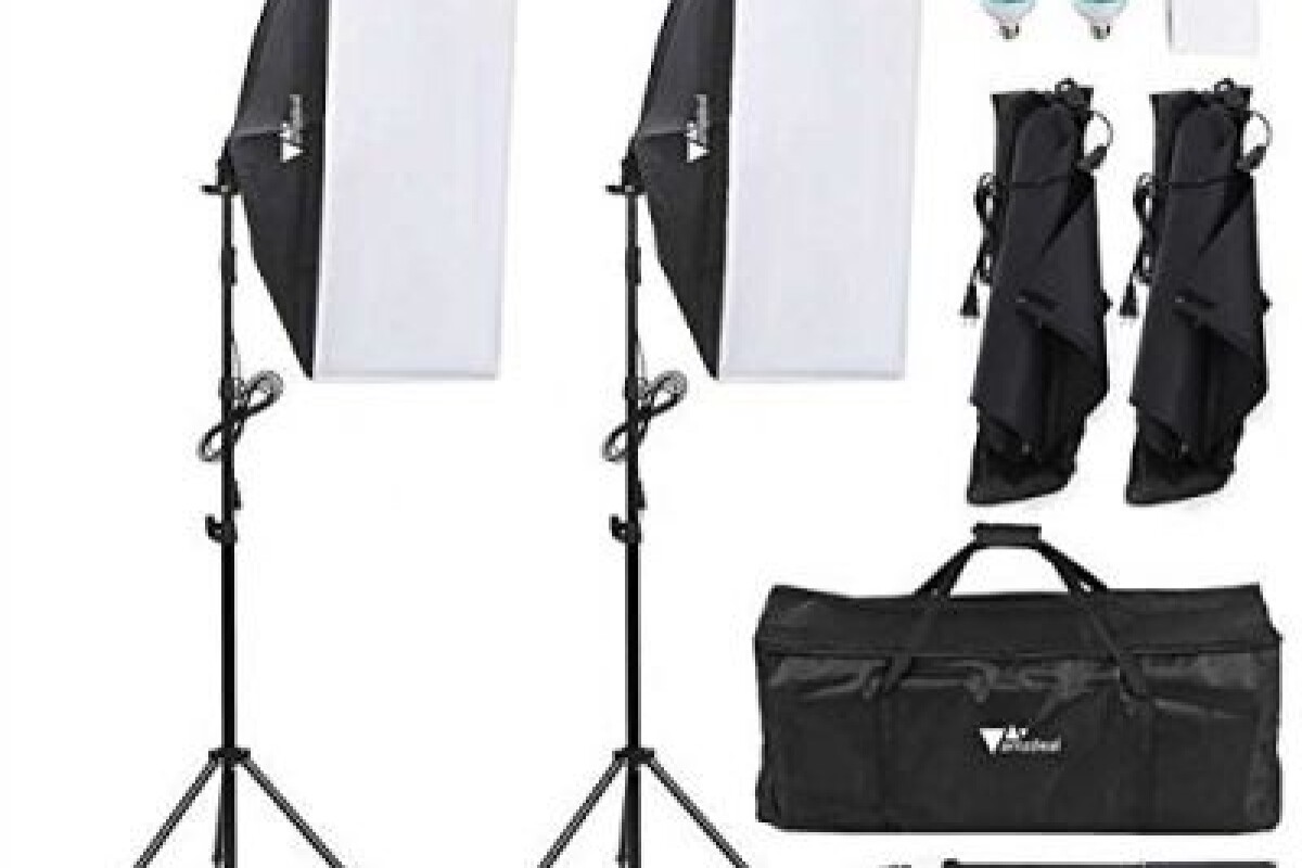 Location Kit 2 Softbox + filtres colorés - Lightyshare