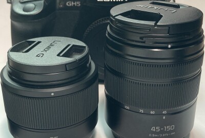 Location Kit GH5 (2x optiques / moniteur vidéo / micro / mini panneau led)