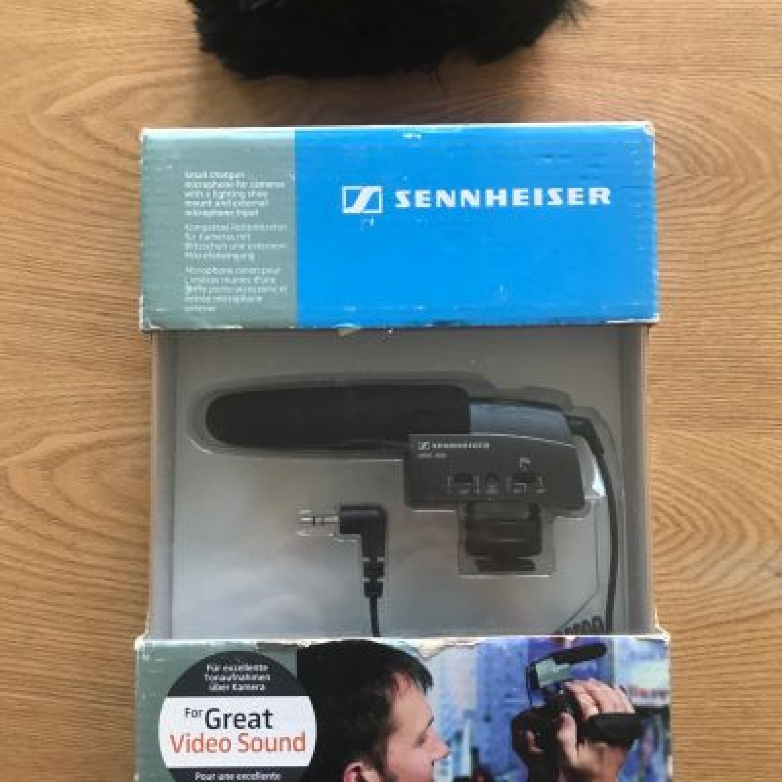 Micro VIDEO SENNHEISER + Bonnette et raccord XLR - Photo 1 sur 2