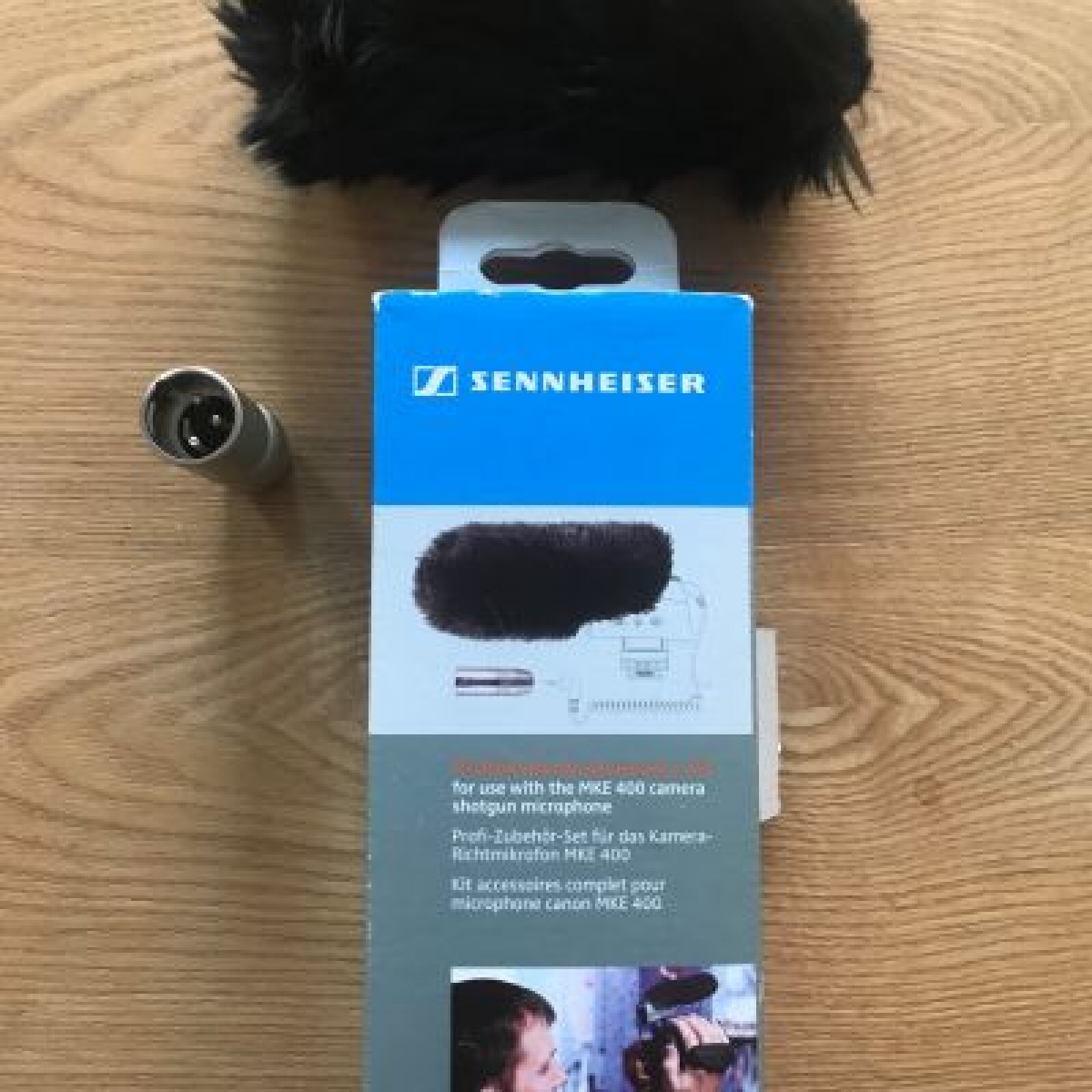 Micro VIDEO SENNHEISER + Bonnette et raccord XLR - Photo 2 sur 2
