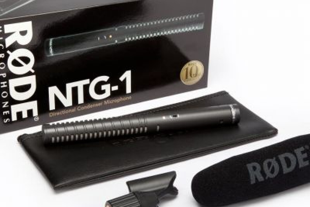 Location Rode NTG1 + Double suspension + Bonnette anti-vent - Lightyshare