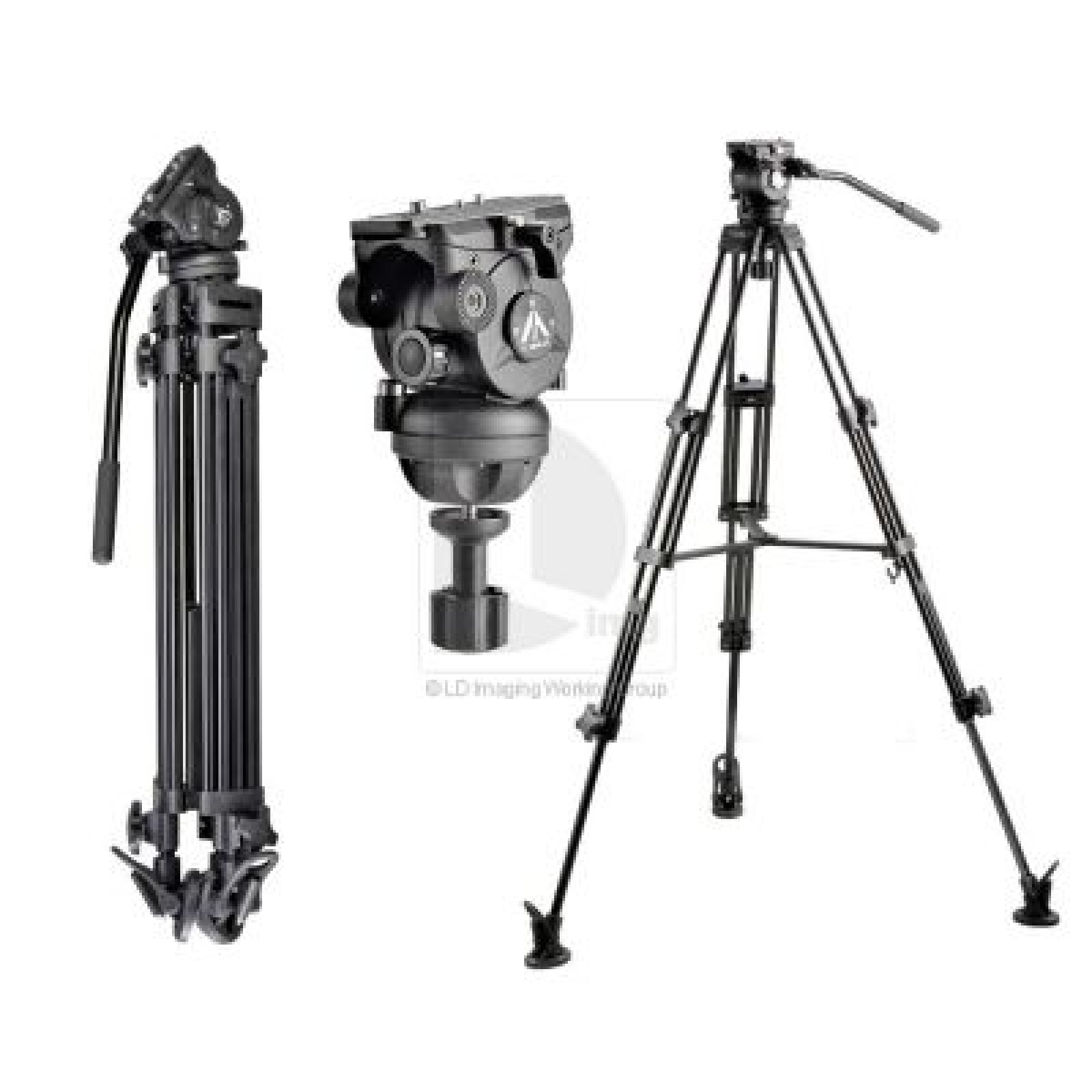 Kit trépied vidéo  E-Image AT7402A avec rotule fluide 7060H - Photo 3 sur 3