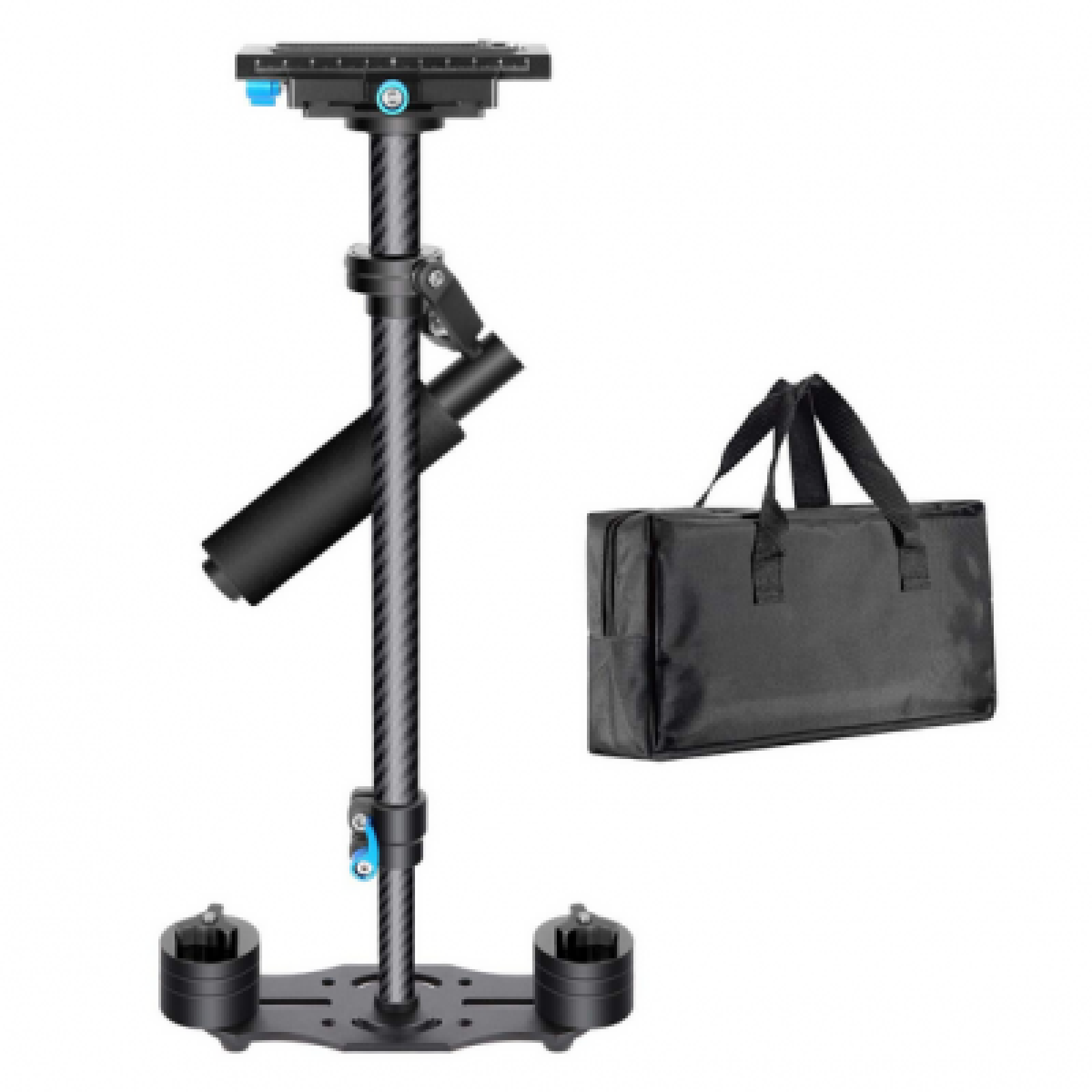 Neewer Stabilisateur Manuel 60 cm en Fibre de Carbone avec système de dégagement Rapide - Photo 2 sur 4