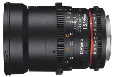 Location Objectif Samyang 35mm T1.5 AS UMC VDSLR II