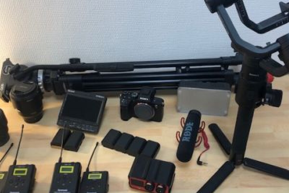 Location Kit COMPLET tournage (A7III, Ronin S, Trepied, HF, Minette, reflecteur, etc...) - Lightyshare