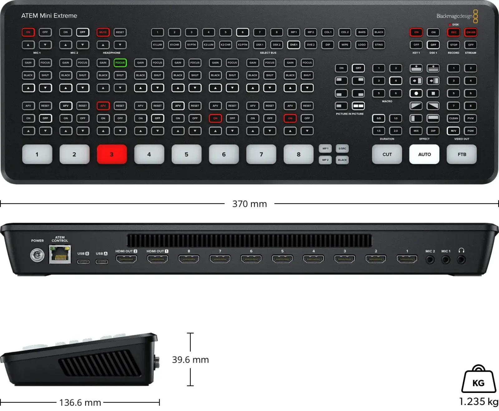 Blackmagic Design ATEM Mini Extreme ISO - Photo 3 sur 3