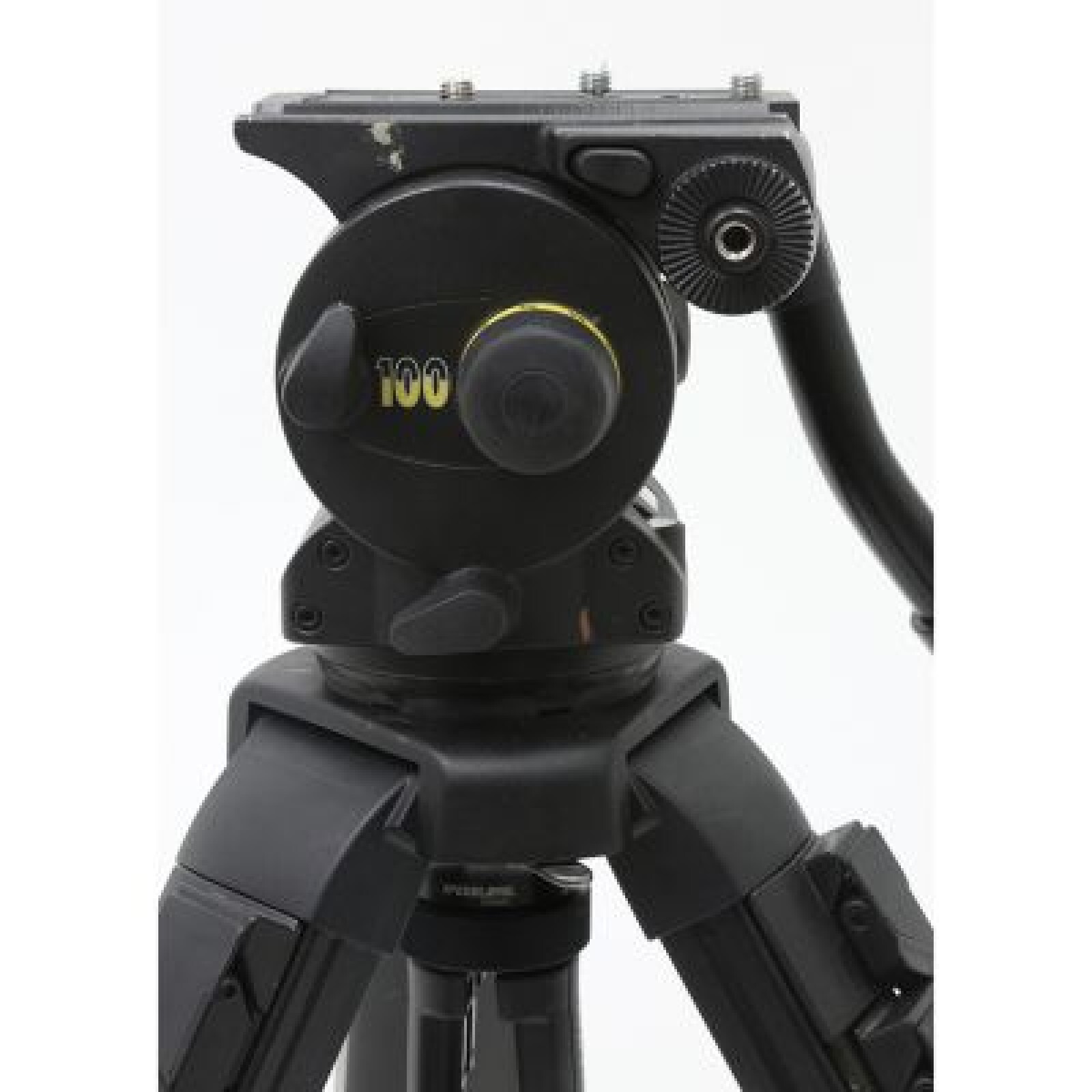 Vinten Vision 100  Tête fluide + trépied Vinten Fibertec - Photo 2 sur 5