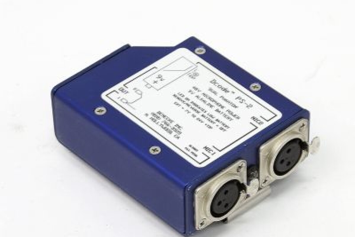 Location Denecke PS-2  XLR's - Adaptateur portable pour double alimentation fantôme 48V - Lightyshare
