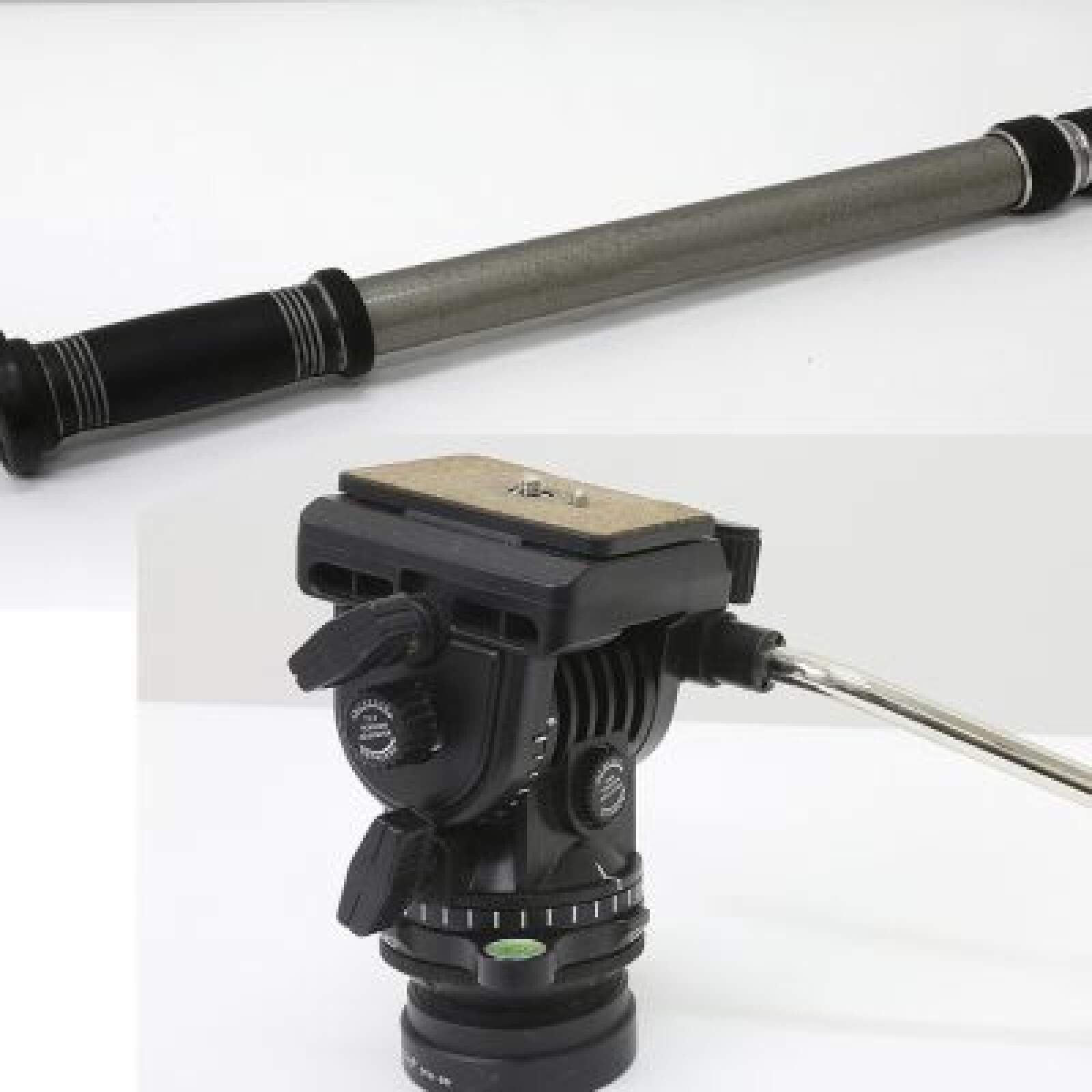 Gitzo Mono + Tête fluide Magnus + base de mise à niveau Sirui LE-60 - Photo 1 sur 5