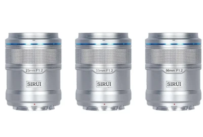 Location SIRUI Sniper Series 23/33/56mm F1.2 autofocus APS-C