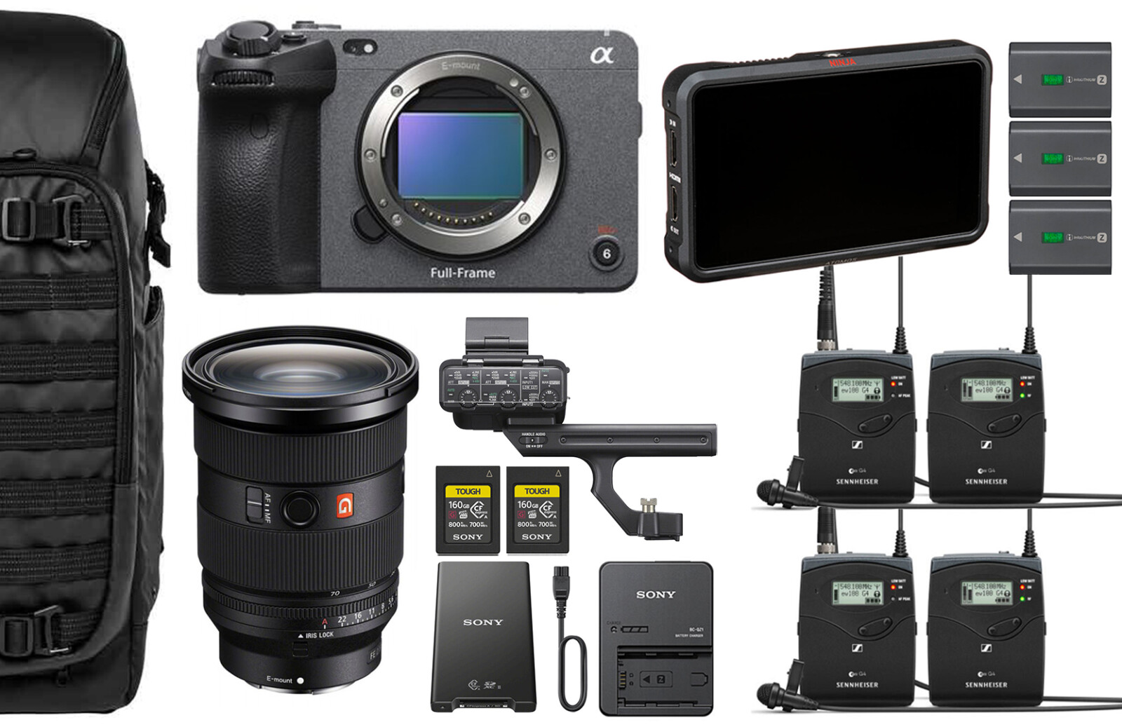 SONY FX3 - PACK INTERVIEW DOUBLE - Photo 1 sur 1