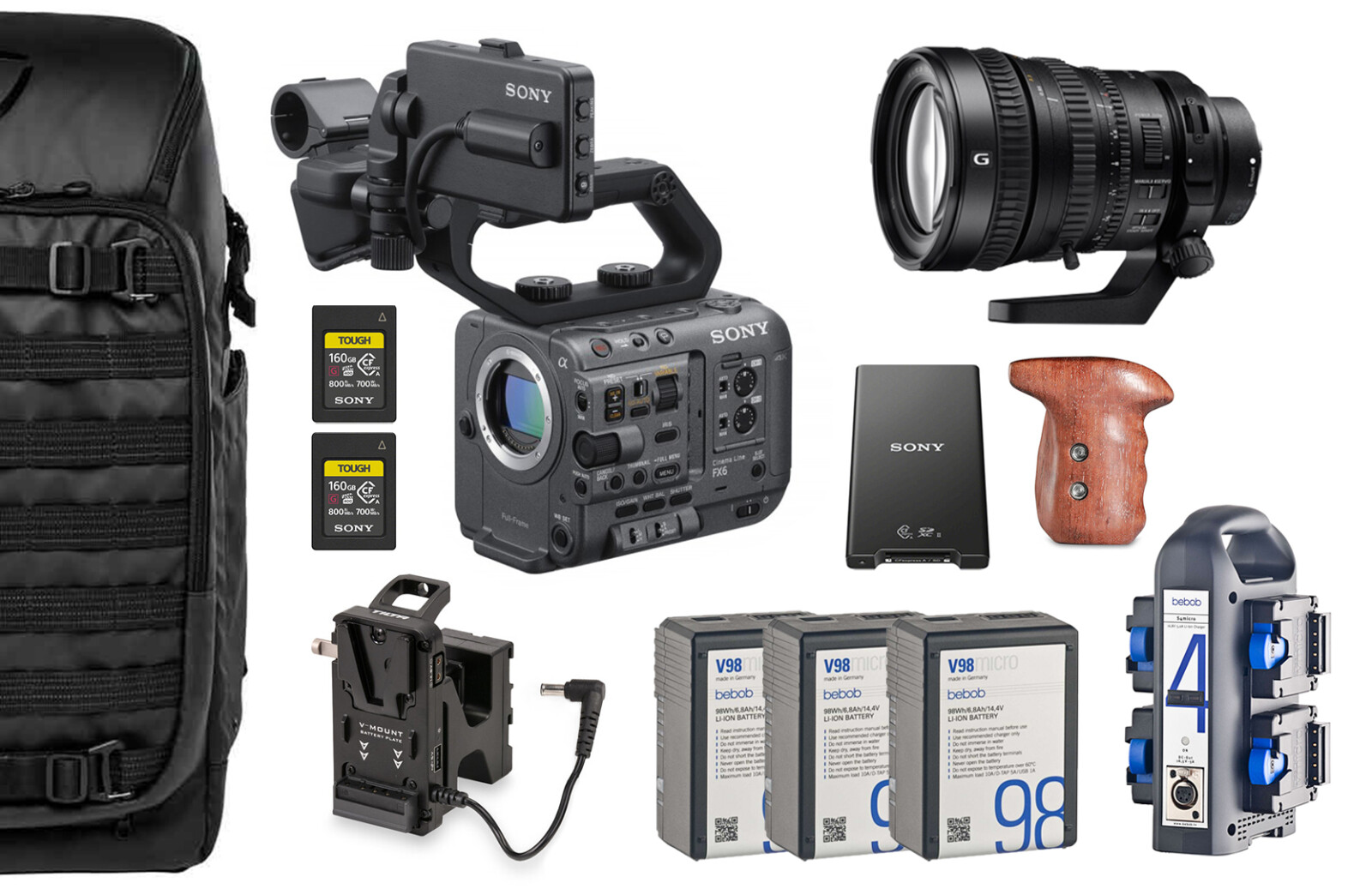 SONY FX6 - PACK OPTIQUE - Photo 1 sur 1
