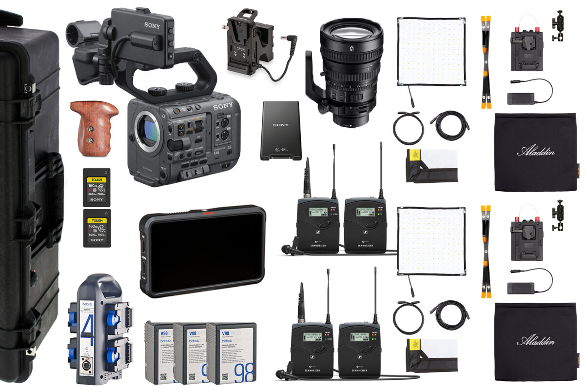 Location SONY FX6 - PACK REPORTAGE + KIT LUMIERE - Lightyshare