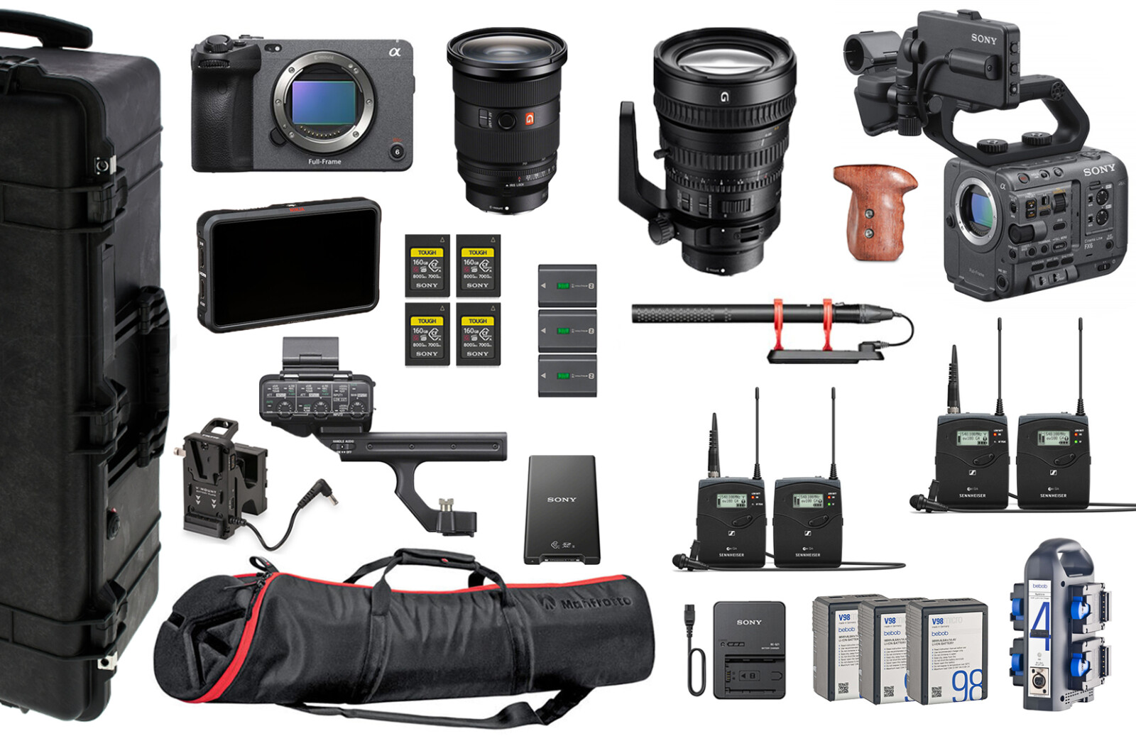 SONY FX6 + FX3 - PACK COMPLET + KIT AUDIO - Photo 1 sur 1