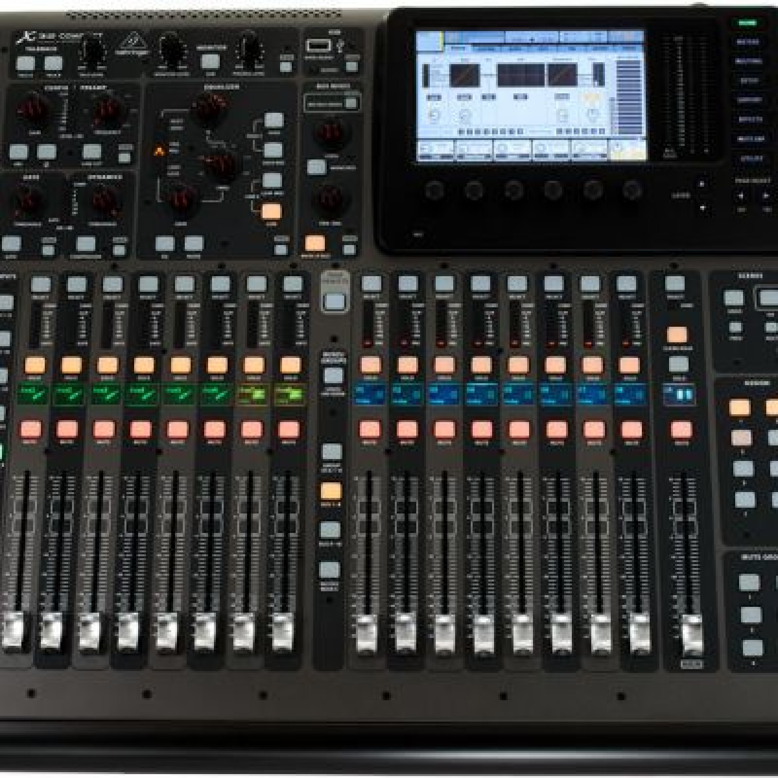 Console Behringer X32 Compact 16 entrées + Boitier de scène - Photo 1 sur 4