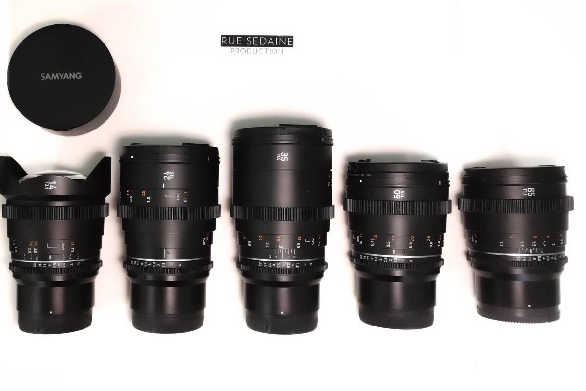 Location Objectifs Cinéma Série Samyang Cine VDSLR MK2 Sony E - Lightyshare