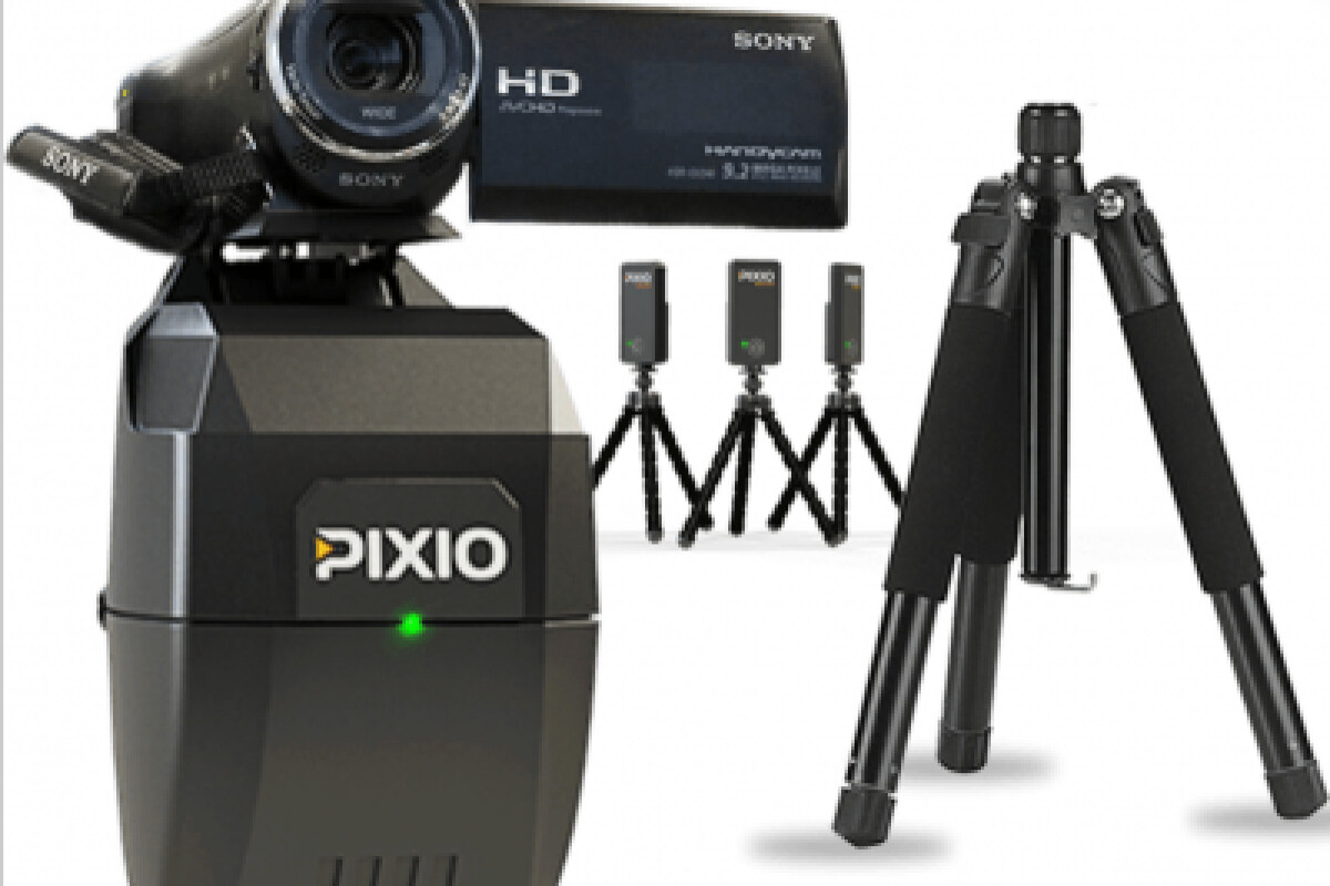 Location caméra robot move'n see PIXIO + trépied + caméra sony HDR-CX450 - Lightyshare