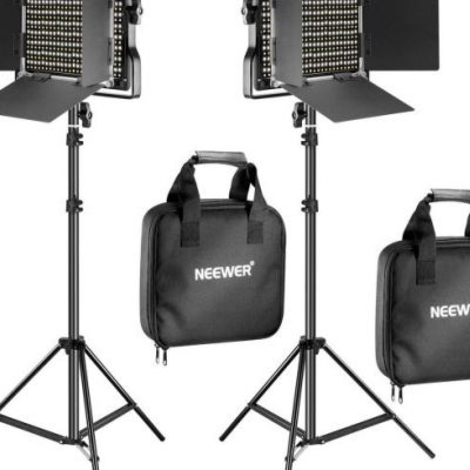2 Panneaux  660 LED Neewer Bi-Colors + 2 Pieds - Photo 1 sur 1