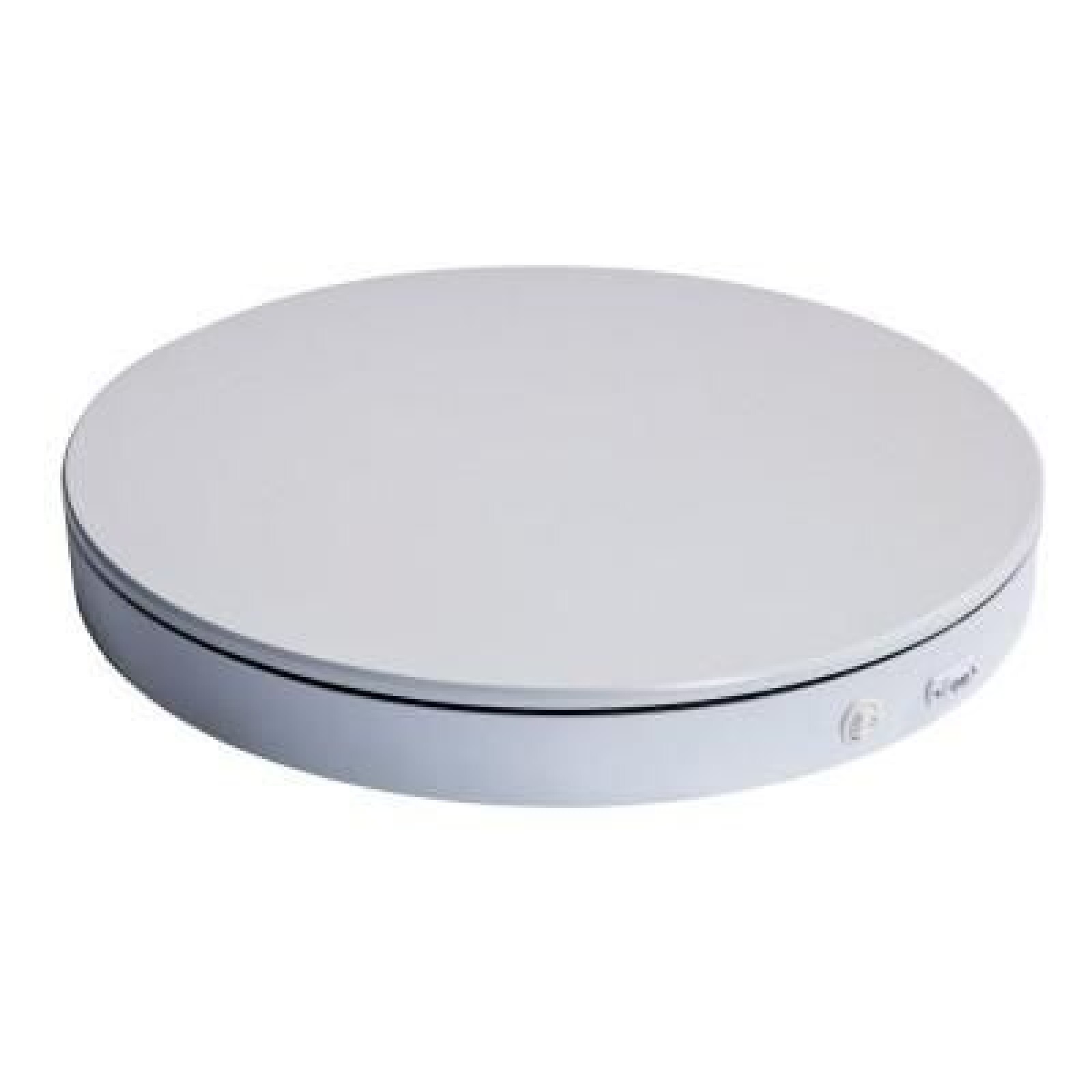 Plateau tournant Blanc diamètre 50cm (2 tours/minutes) 25 kg max. - Photo 1 sur 1