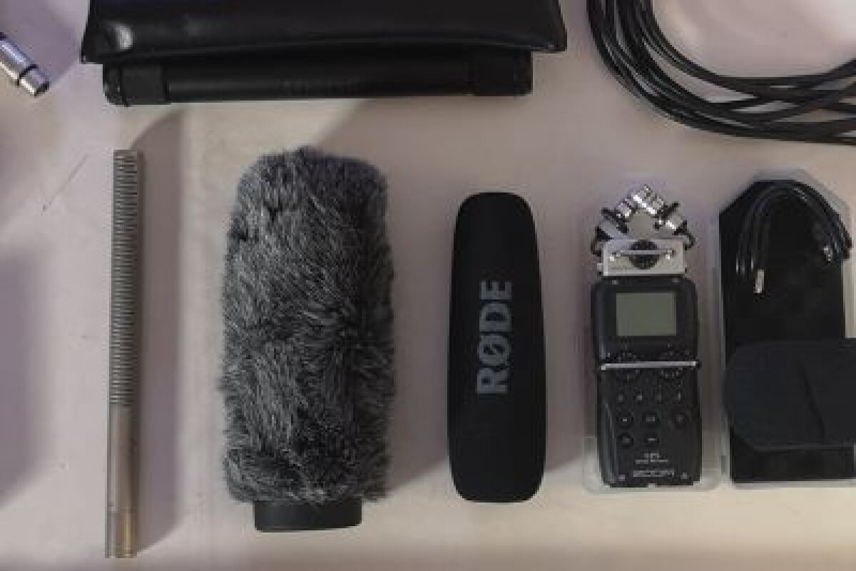 Location Micro rode NTG3 avec perche alimentation phantom et bonnettes anti vent et zoom h5 - Lightyshare