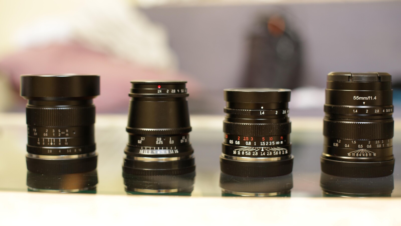 Pack 4 Focales Fixes E mount  - Photo 1 sur 5