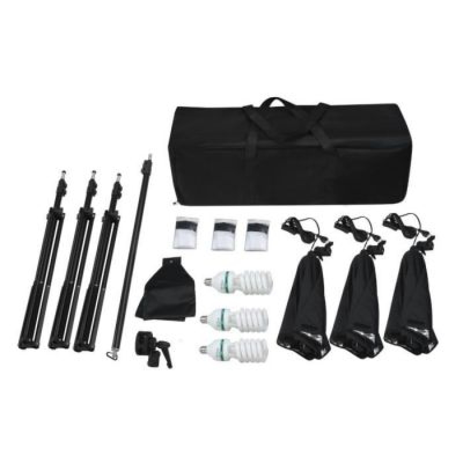 Kit Studio Fond blanc + lumieres (softbox) - Photo 2 sur 3