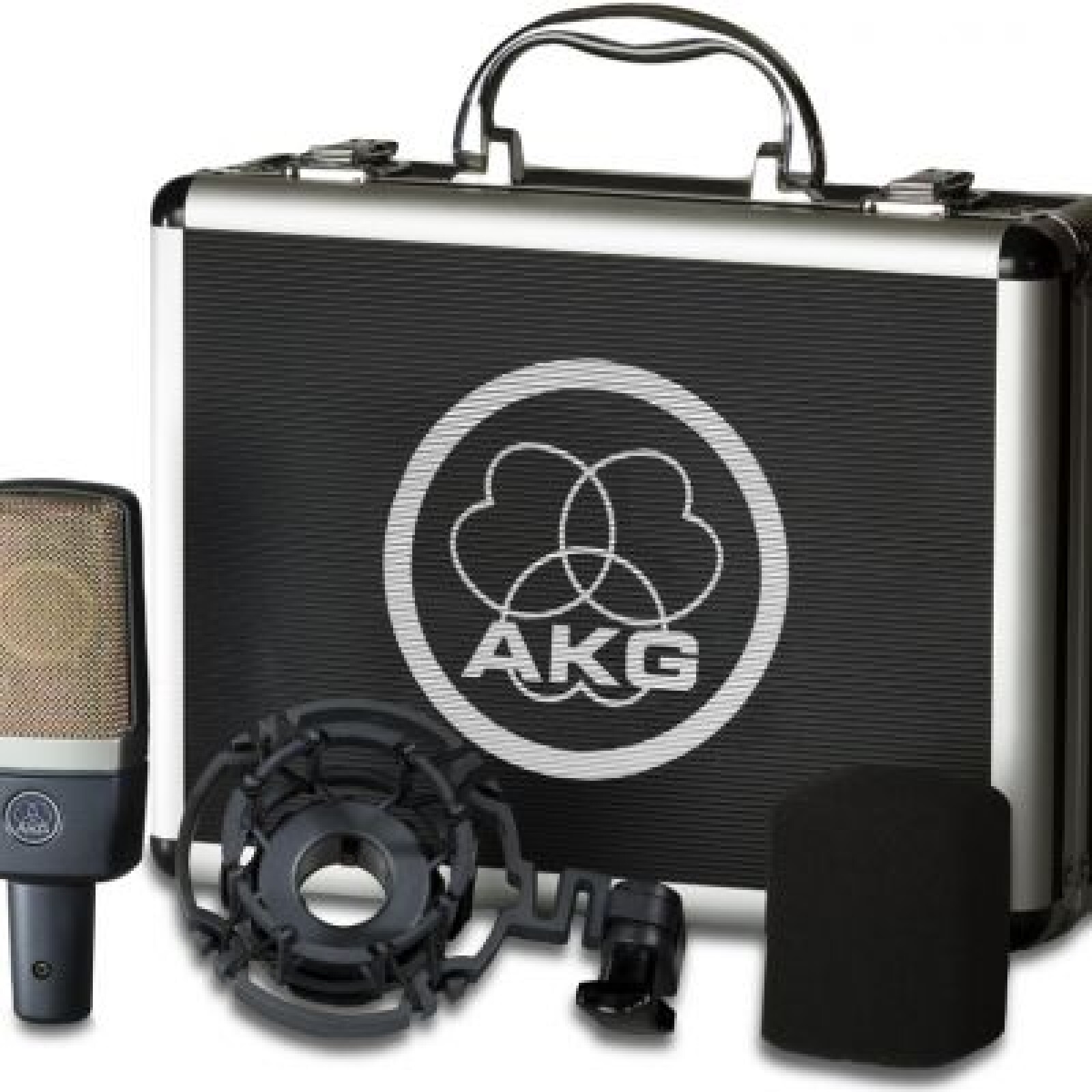 Kit podcast micro AKG C214 - Micro Voix - Photo 2 sur 3