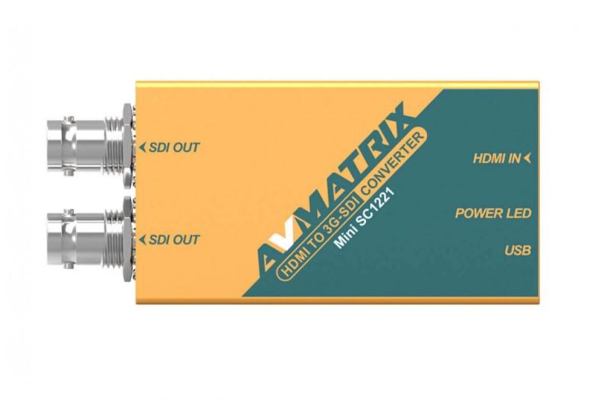Location AVMATRIX – Mini convertisseur HDMI vers 2xSDI - Lightyshare