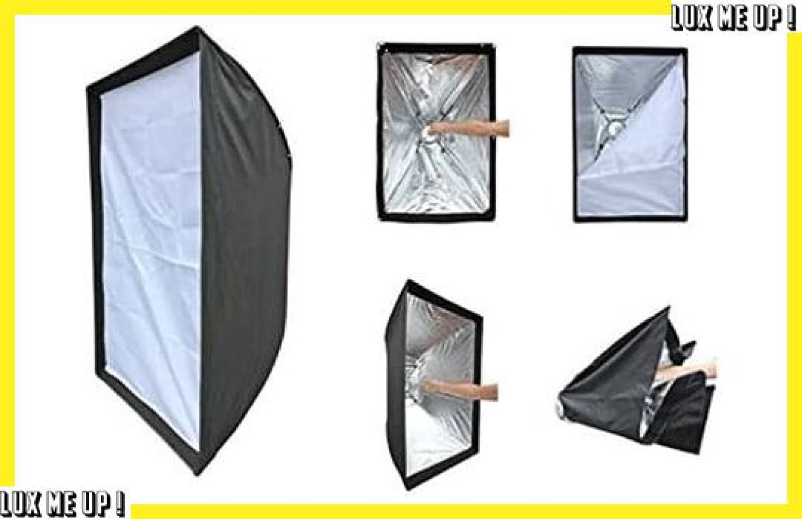 Kit 2 x 200W LED + Softbox 140*60 + C-Stand - Photo 8 sur 9
