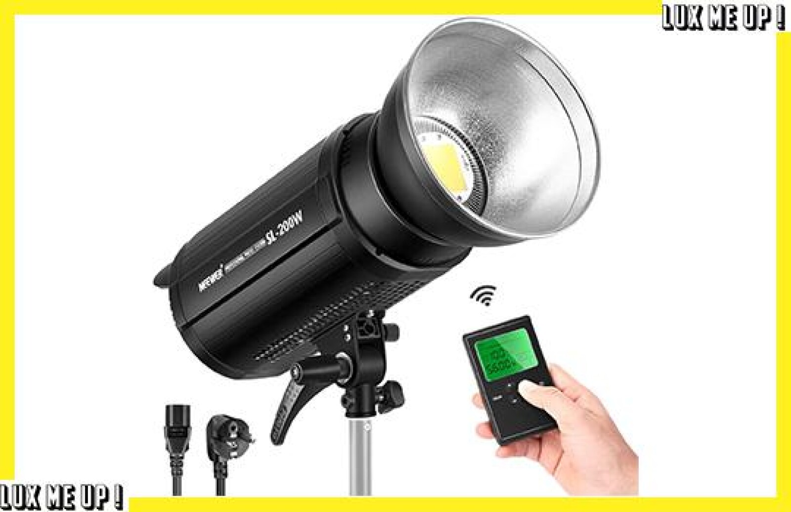 Kit 3 x 200W LED + C-Stand - Photo 2 sur 9