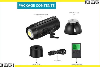 Location Kit 3 x 200W LED + C-Stand