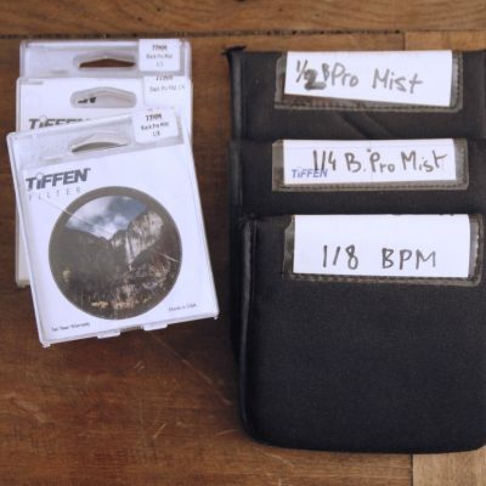 Filtres Tiffen Black Pro Mists 4x4 et 77mm (1/8, 1/4, 1/2) - Photo 1 sur 1