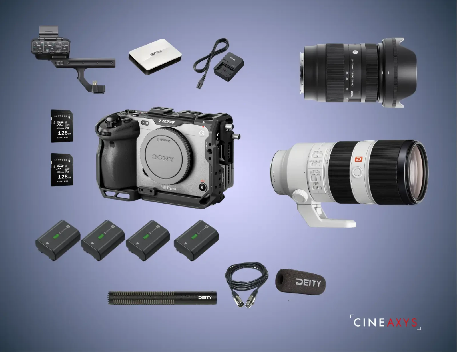 Sony FX3 + Sigma 28-70mm + Sony 70-200mm + Micro Canon - Photo 1 sur 4