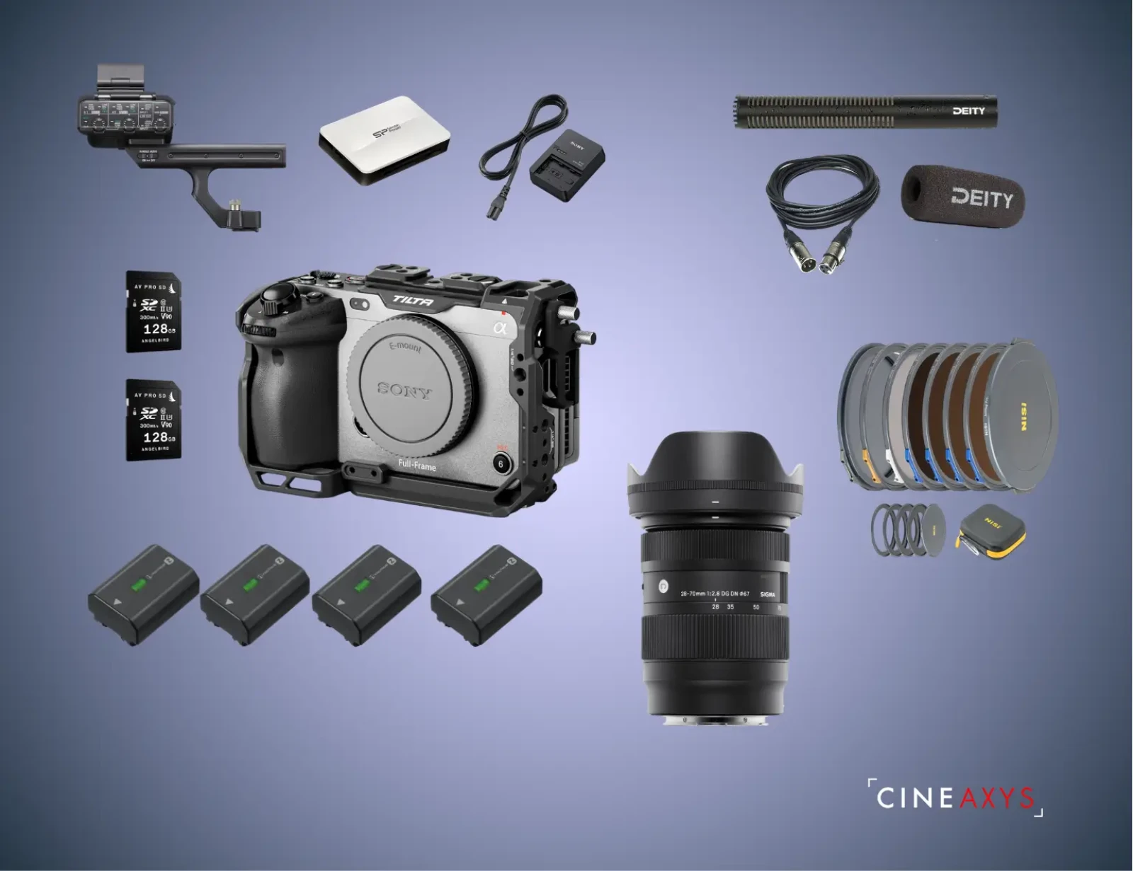 Sony FX3 + Kit Filtres Nisi + Sigma 28-70mm + Micro Canon - Photo 1 sur 4