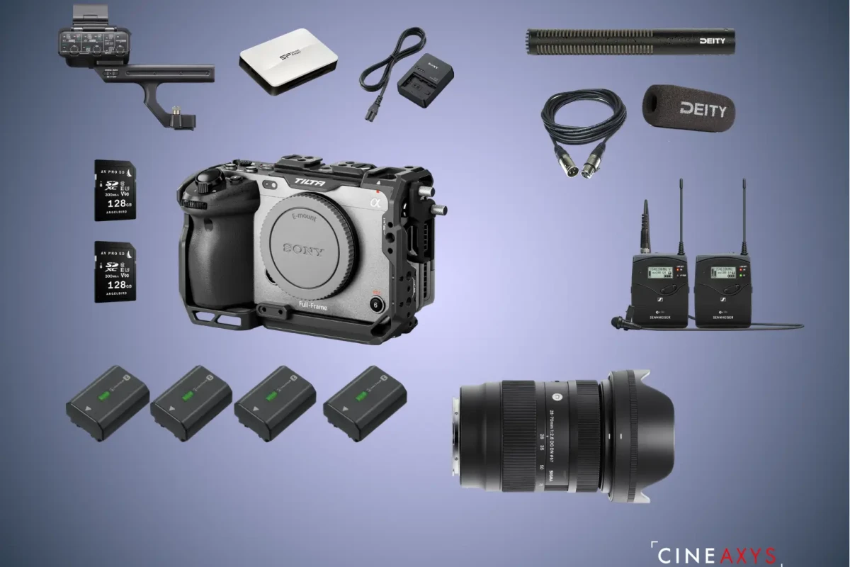 Location Sony FX3 + Kit micro HF + Sigma 28-70mm + Micro Canon - Lightyshare