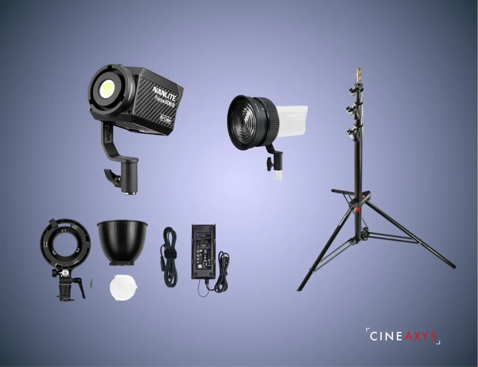 Nanlite Forza 60B + Fresnel + Pied Manfrotto - Photo 1 sur 5