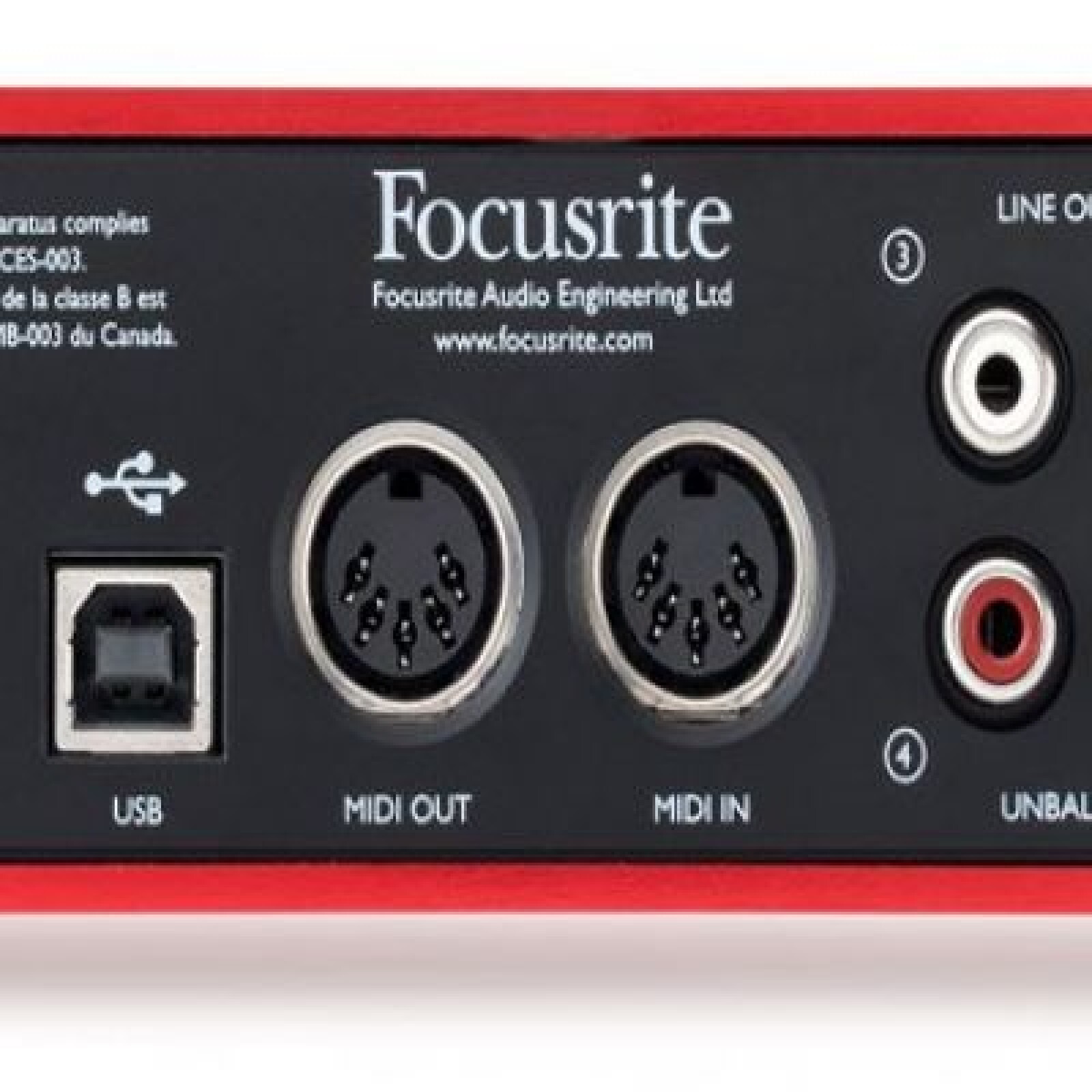 Focusrite Scarlett 2i4 2nd Gen - Photo 3 sur 3