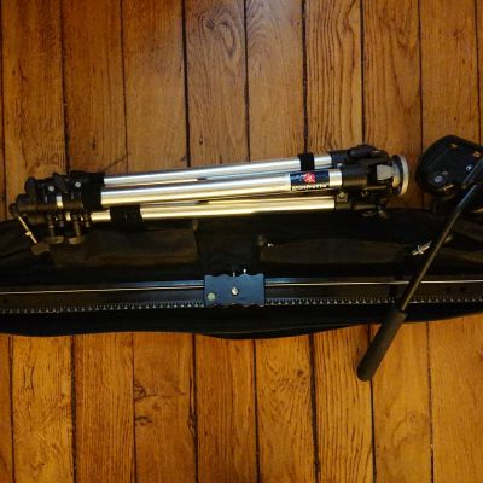 MANFROTTO - Trépied + slider + tête fluide - Photo 1 sur 1