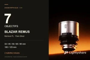 Location Série complète 7 Blazar Remus 1.5x — 33 à 125 mm — PL Silver