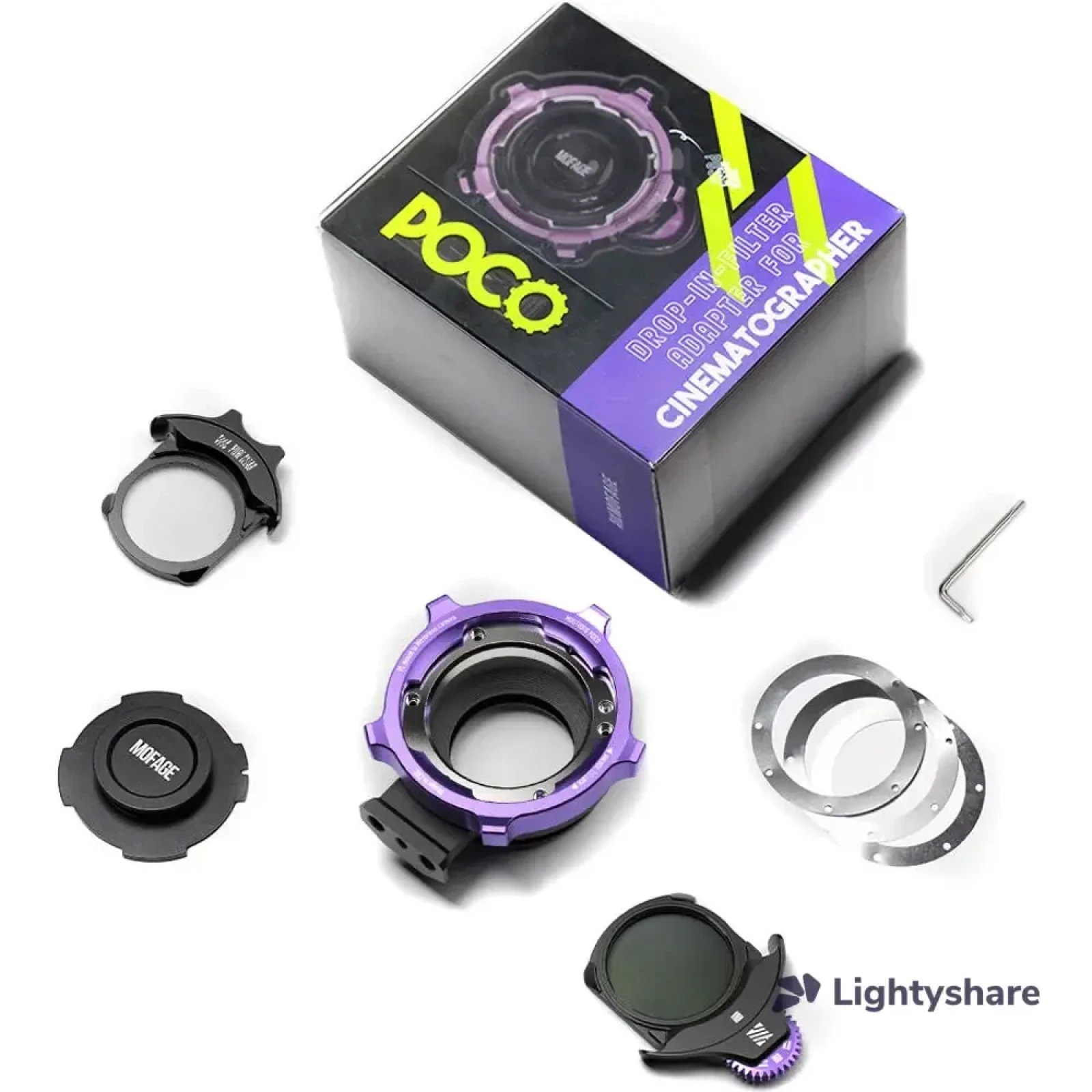 Mofage POCO Drop-In Filter Adapter PL to Sony E Mount (V1) - Photo 1 sur 1