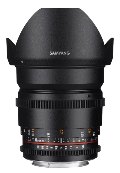 Samyang 16mm T2.2 ED AS UMC CS VDSLR II monture E