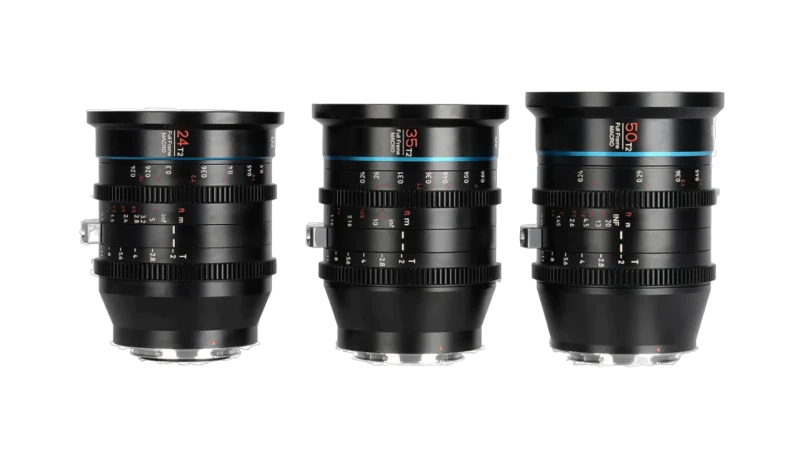 Location Sirui Anamorphic Pack (24mm, 35mm, 50mm)