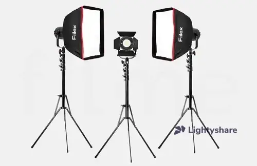 Location Kit 3 projecteurs led Fiilex P3 Color