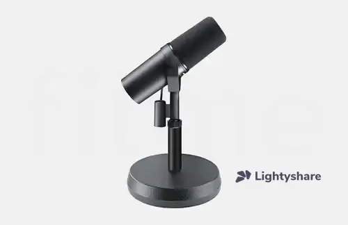 Location Micro table Shure SM7B