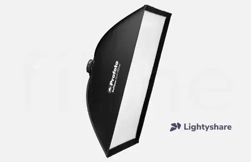 Location Softbox Profoto 3x4' (90×120 cm) intérieur argent