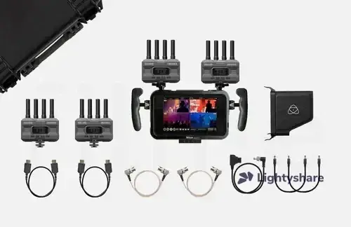 Rent Atomos Shogun 7 – kit multiview avec 2 TX et 2 RX Accsoon Cineview SE - Lightyshare