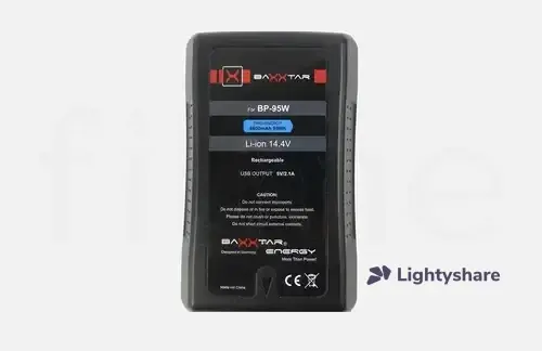 Location Batterie V-Mount Baxxtar BP190WS - Lightyshare
